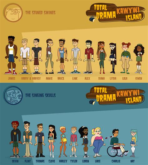 total drama teams